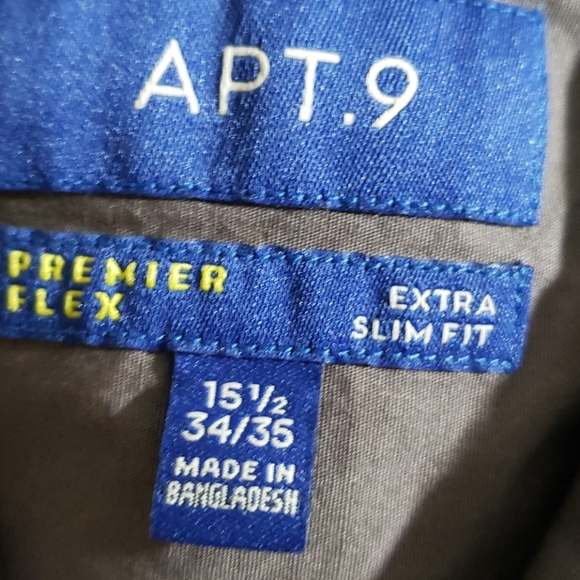 Dress shirt Extra slim gray shirt 15½ - Picture 4 of 5